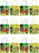 Tiny Mills Woodland Animals Forest Creatures Critters Party Favor Bags Treat Bags with Handles, Candy Bags for Birthday Party Bags Party Supplies,12 Pack